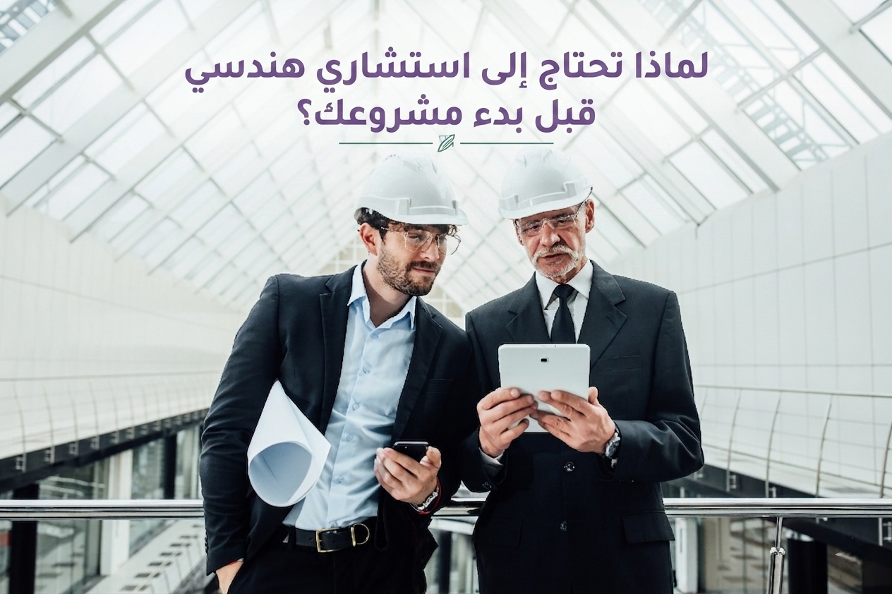 لماذا تحتاج إلى استشاري هندسي قبل بدء مشروعك؟